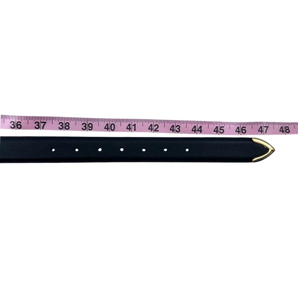 Favorite Daughter The Jordan Belt Navy Gold Leather XL FD3000002 New